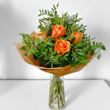 RAMO DE ROSAS NARANJAS