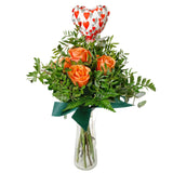 RAMO DE ROSAS NARANJAS
