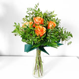 RAMO DE ROSAS NARANJAS